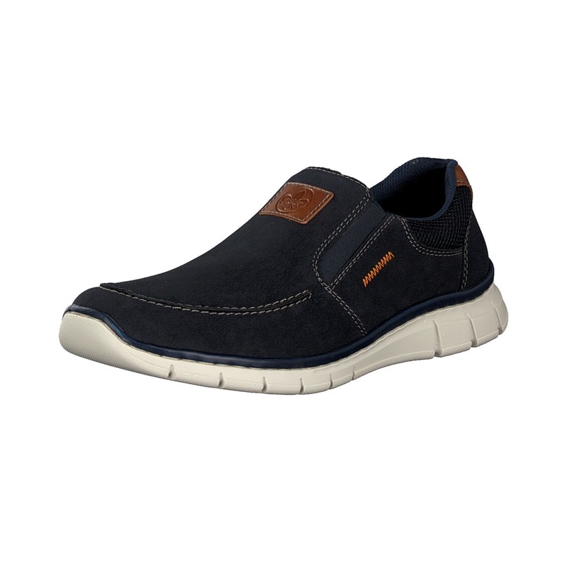 Slip On Rieker B7756-15 Para Homem - Azuis